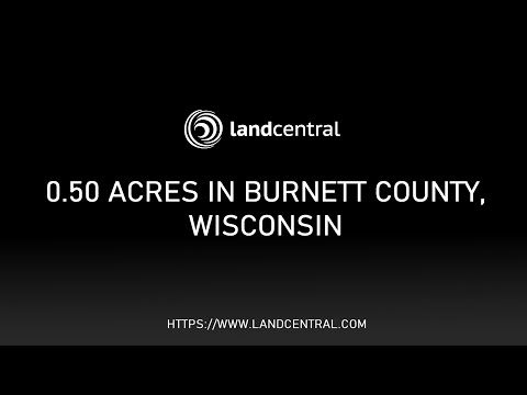 Property 13906: 0.50 acres in Burnett County, WI