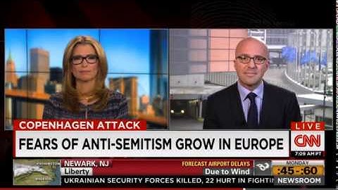 2015 02 16 TAI Director Daniel Schwammenthal on CNN, Antisemitism in Europe