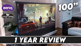 1 Year Review - BenQ TK700 4K Projector & Vivid Storm 100