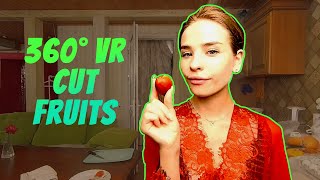 360 Vr Cooking With Me: Cutting Fruit For Breakfast