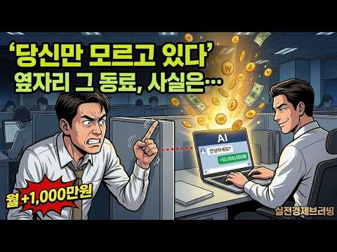 옆자리 동료가 AI로 월 1,000만원 번다는 충격적 사실 (당신만 모름)