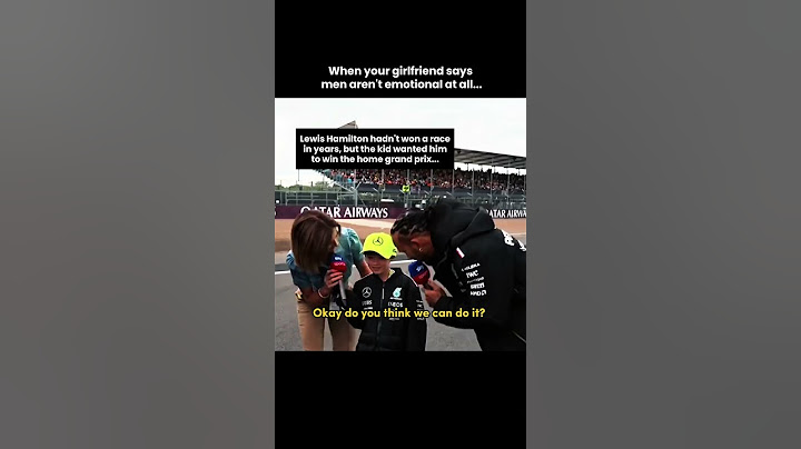 Lewis Hamilton won a race after years because a kid asked him to in F1