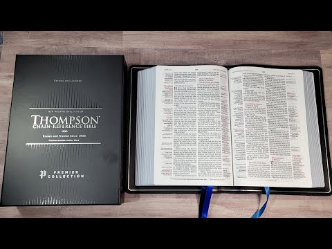NIV Premier Collection Comfort Print Thompson Chain Reference Bible Review