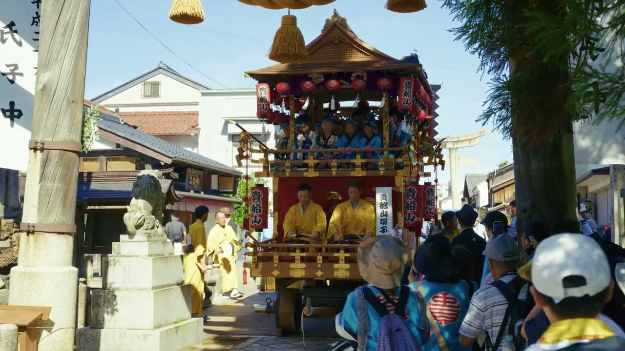 若狭小浜の放生祭（ほうぜまつり）2024【全区の宮入】その１ - 八幡神社例祭