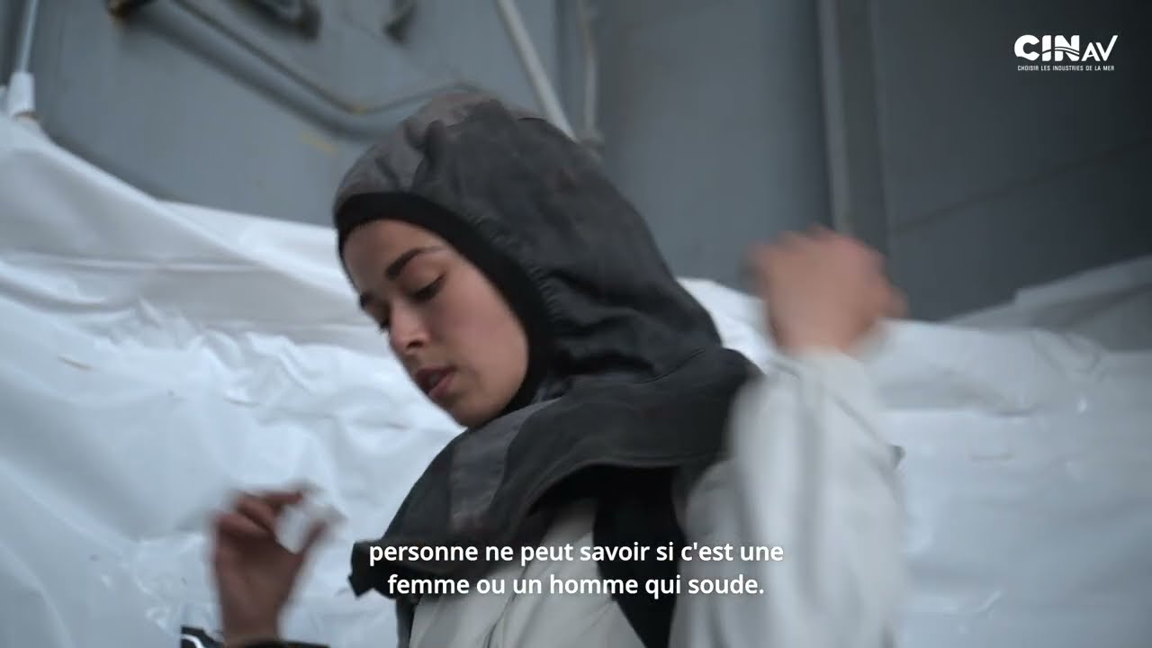 Femmes & industries de la mer - Malgwenn, soudeuse coque