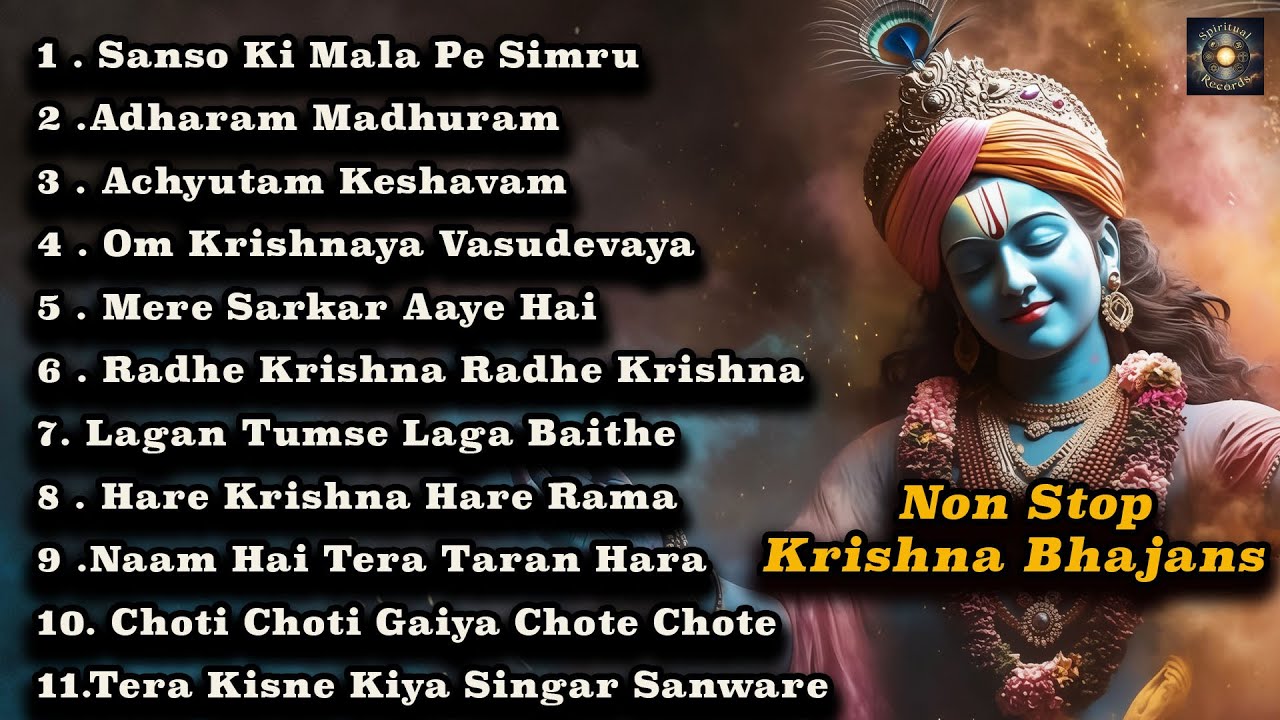 ✨Nonstop Morning Krishna Bhajans | Radha Krishna Bhakti Songs | Peaceful Spiritual Start of the Day