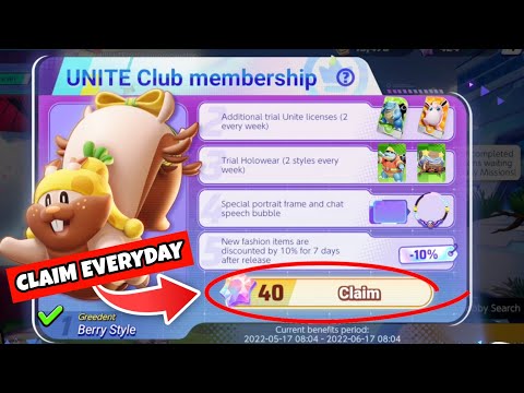 Membership can claim 40 Aeos Gems per day