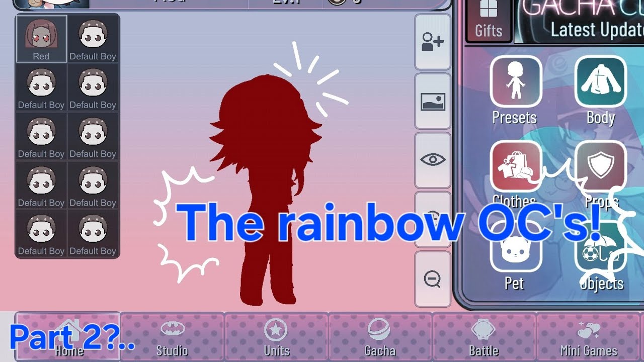 The Rainbow OC's | Please comment for Part 2! Possibly New Series.. #gacha #rainbow 