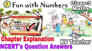 Page 13-19 / Fun With Numbers (PART-1)Chapter 2 Class-3 Maths Explanation by KV teacher