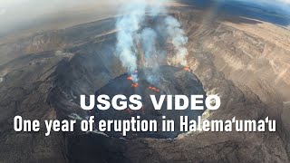September 29, 2022 — One year of eruption in Halema‘uma‘u, Kīlauea