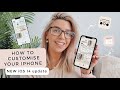 HOW TO CUSTOMISE IPHONE 📱 // IOS 14 UPDATE// CUSTOM ICONS + WIDGETS/ PRODUCTIVITY HACK