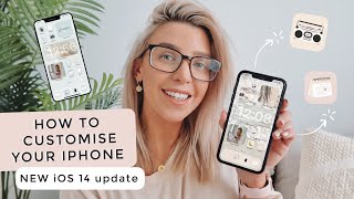 HOW TO CUSTOMISE IPHONE 📱 // IOS 14 UPDATE// CUSTOM ICONS + WIDGETS/ PRODUCTIVITY HACK screenshot 3