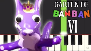 Garten of Banban VI Teaser Trailer - Piano Tutorial