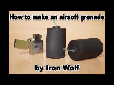 How to make an airsoft grenade - DIY