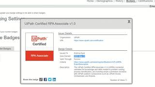 Add UiPath Certification UCP badge to Linkedin profile