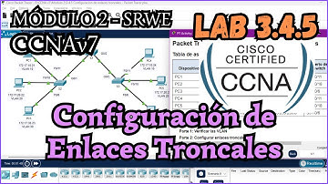 3.4.5 Packet tracer - Configuracion de enlaces troncales (Resolucion)