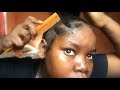 DETAILED EDGES TUTORIAL FOR BEGINNERS  #NATURALHAIR #JAMAICANYOUTUBER