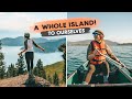 a WHOLE ISLAND to OURSELVES! | Whitefish, Montana