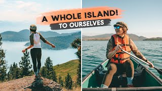 a WHOLE ISLAND to OURSELVES! | Whitefish, Montana