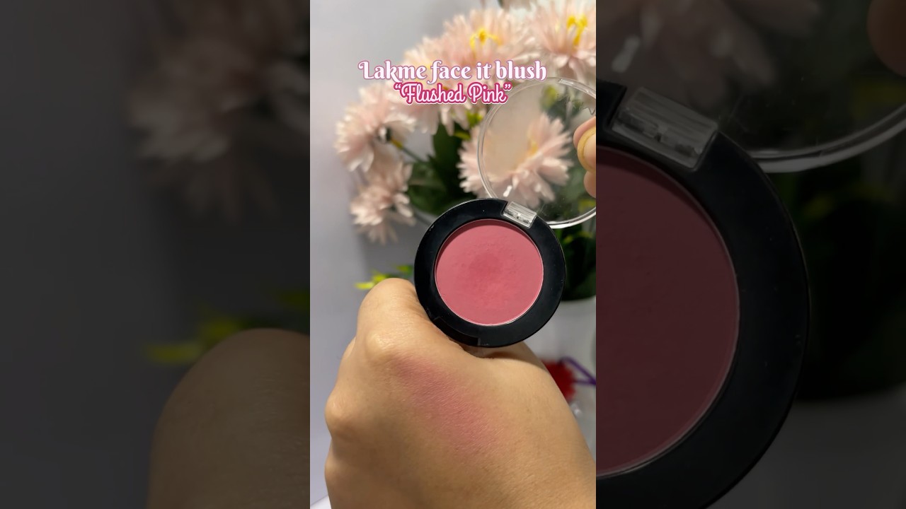 Beginner affordable lakme blush😍 