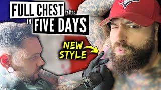 TRAVELLING 6440km TO GET MY CHEST TATTOOED by a FAMOUS ARTIST!