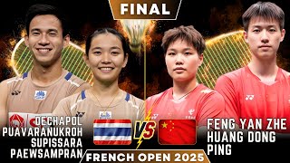 🔥SUPER FINAL🔥‼️ D Puavaranukroh/S Paewsampran (THA) VS Feng/Huang (CHN) France Open 2025  HD QUALITY