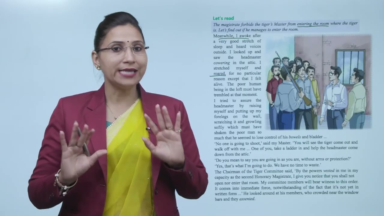 Ch 12 | Meta Books | Root English | Class 07 | A Tiger Comes To Town (Part-2) | For children