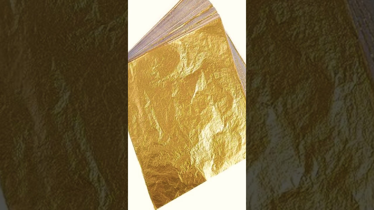 24kGold leaf vs imitation gold leaf 