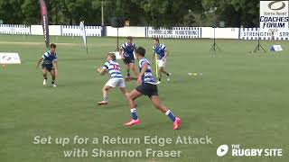 Rugby coaching - Shannon Fraser Edge Attack promo