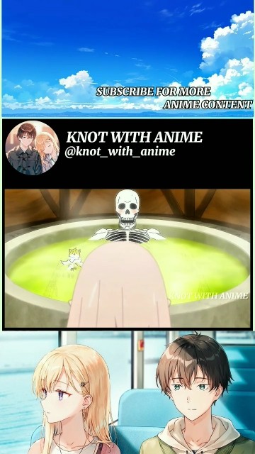 Bro saw heaven 🌚😂 | Skeleton Knight in Another World | #anime #animeedit #shorts