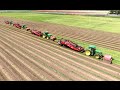 Harvest of first year onion sets | John Deere + VSS Amac VRU XL | Plantuien oogst Loonbedrijf SvZ