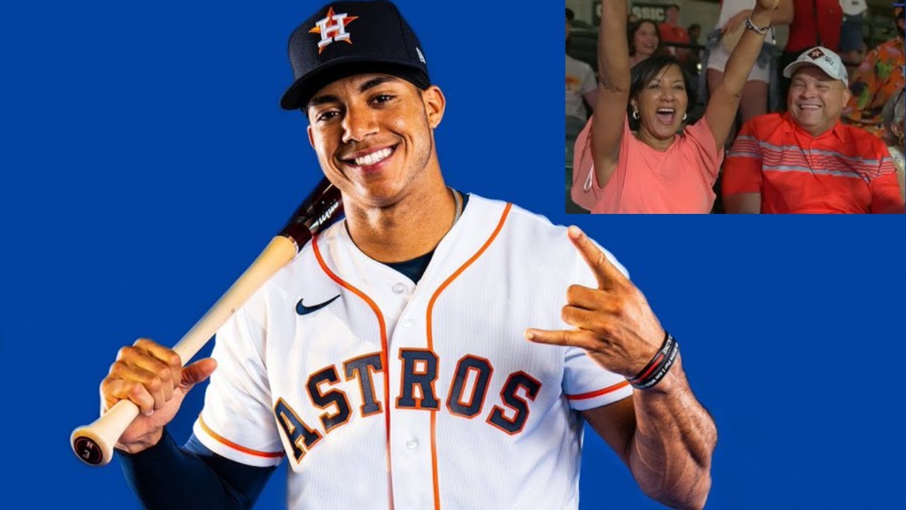 Jeremy Pena hits first home run while parents are interviewed
