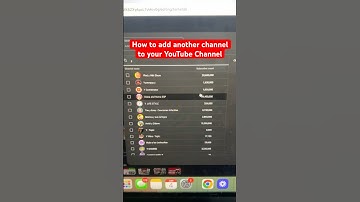 How To Add Channels To Your YouTube Channel #shorts