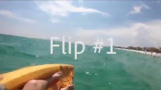 Kayak Flipped!! In the Middle Of the OCEAN (DANGEROUS)