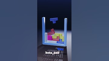 Tetris Softbody Mesh 511 / Blender Animation #softbody #games #tetris #gaming #animation #puzzle