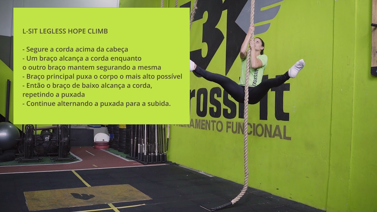 Técnica de L-SIT LEGLESS HOPE CLIMB - 131 CrossFit