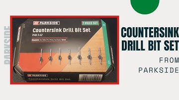 Countersink Drill Bit Set from PARKSIDE (ref: PHB 3 A2)