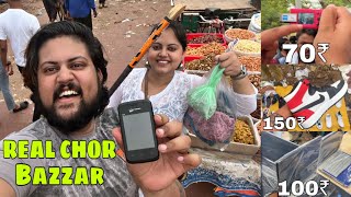 SHOPPING AT REAL CHOR BAZZAR With My SISTER | Buy Cheapest iphone, Camera, Shoes,Doraemon Gadget