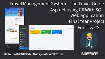 Travel Management System  (The Travel Guide) | Final Year Project | Web Application