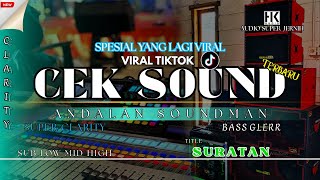Download Lagu CEK SOUND DANGDUT KALEM | SURATAN | SUPER CLARYTY TERBARU 2025 MP3 Download Lagu CEK SOUND DANGDUT KALEM | SURATAN | SUPER CLARYTY TERBARU 2025 MP3