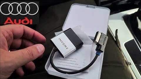 How to add Bluetooth to Audi Q7 with Invery MMI Adapter 4k 📶🚘🔊