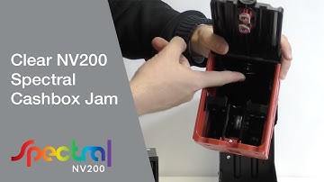 Clear NV200 Spectral Cashbox Jam