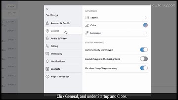 How to stop Skype from starting automatically