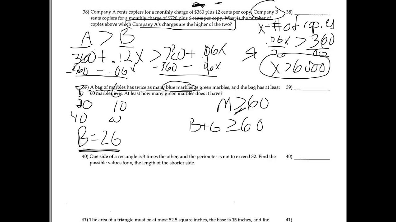 Math 88/89 Module 7 Review pt. 6 - YouTube