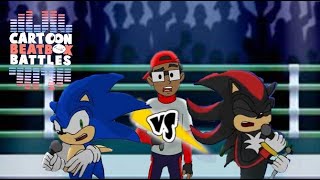 Video thumbnail of "shadow vs sonic cartoon beatbox battles fan made"