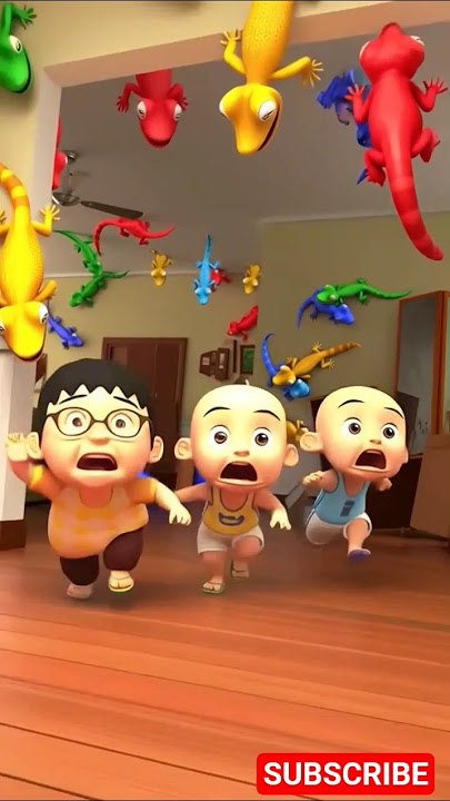 UPIN IPIN DAN EHSAN DI KEJAR BANYAK TOKEK#trending #upindanipin #upinipinselamanya #trendingshorts