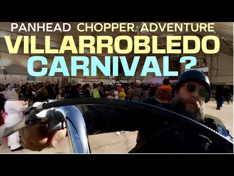 Villarrobledo Carnival on a Panhead Chopper? | Harley Davidson 1950s Panhead | Easy Rider Tenerife