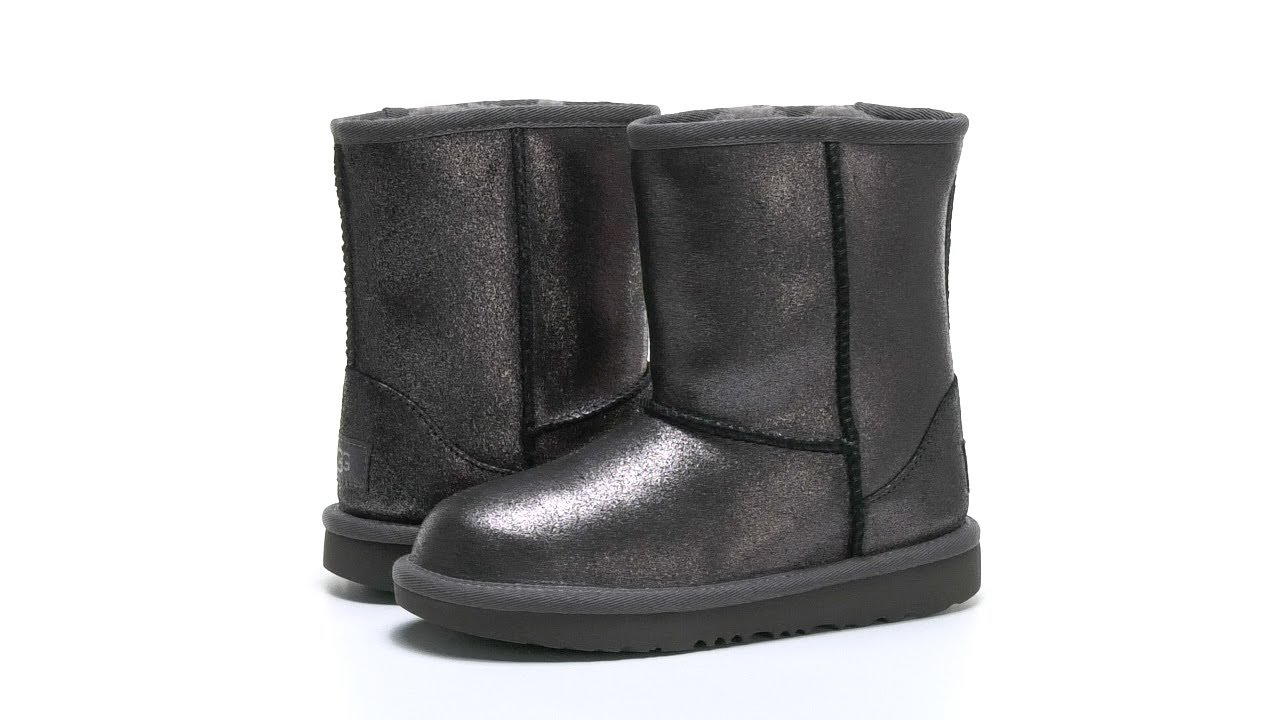 glitter uggs black