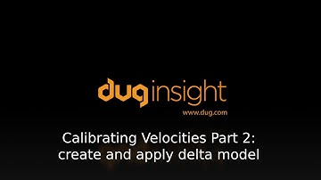Calibrating velocities Part 2 - create and apply delta model