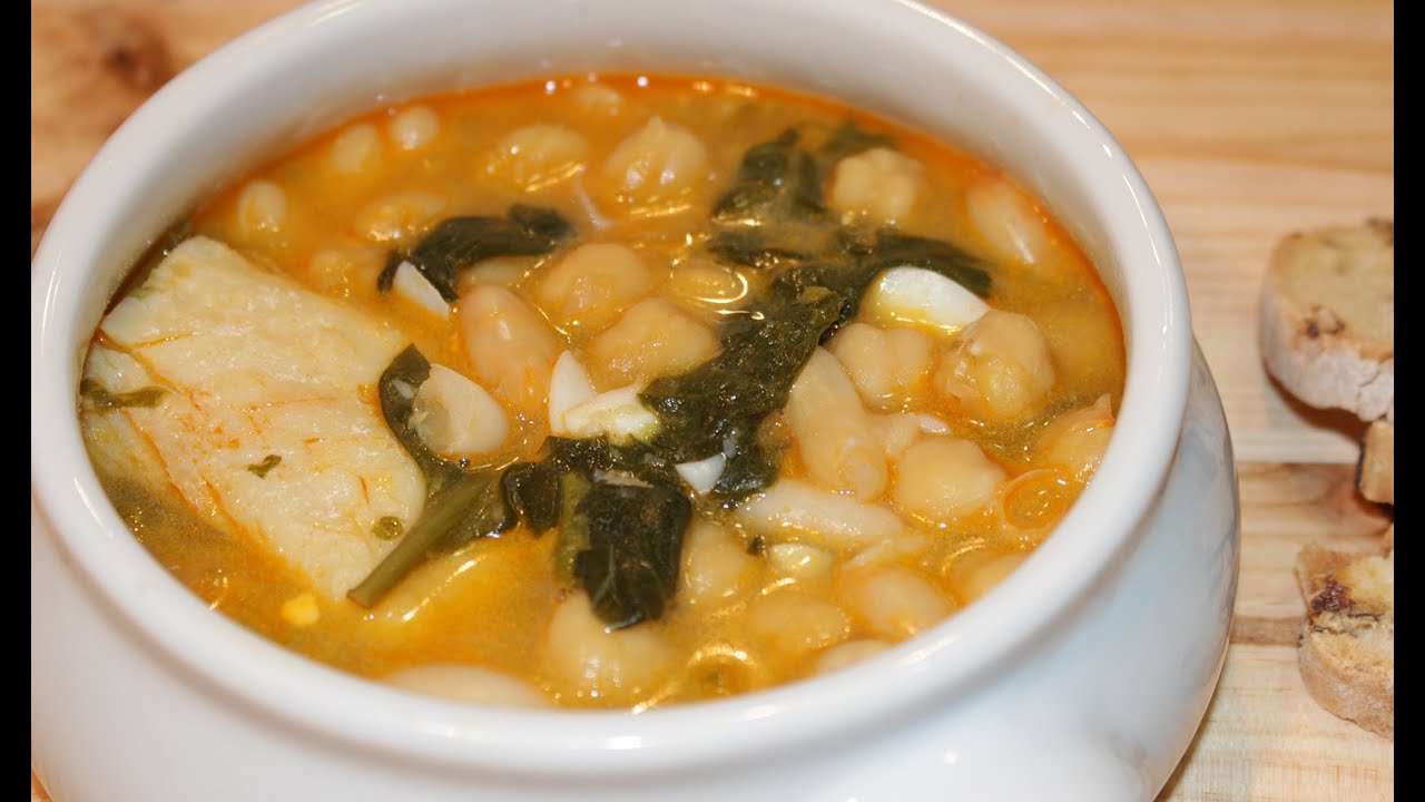 Potaje de Garbanzos, Judías y Bacalao